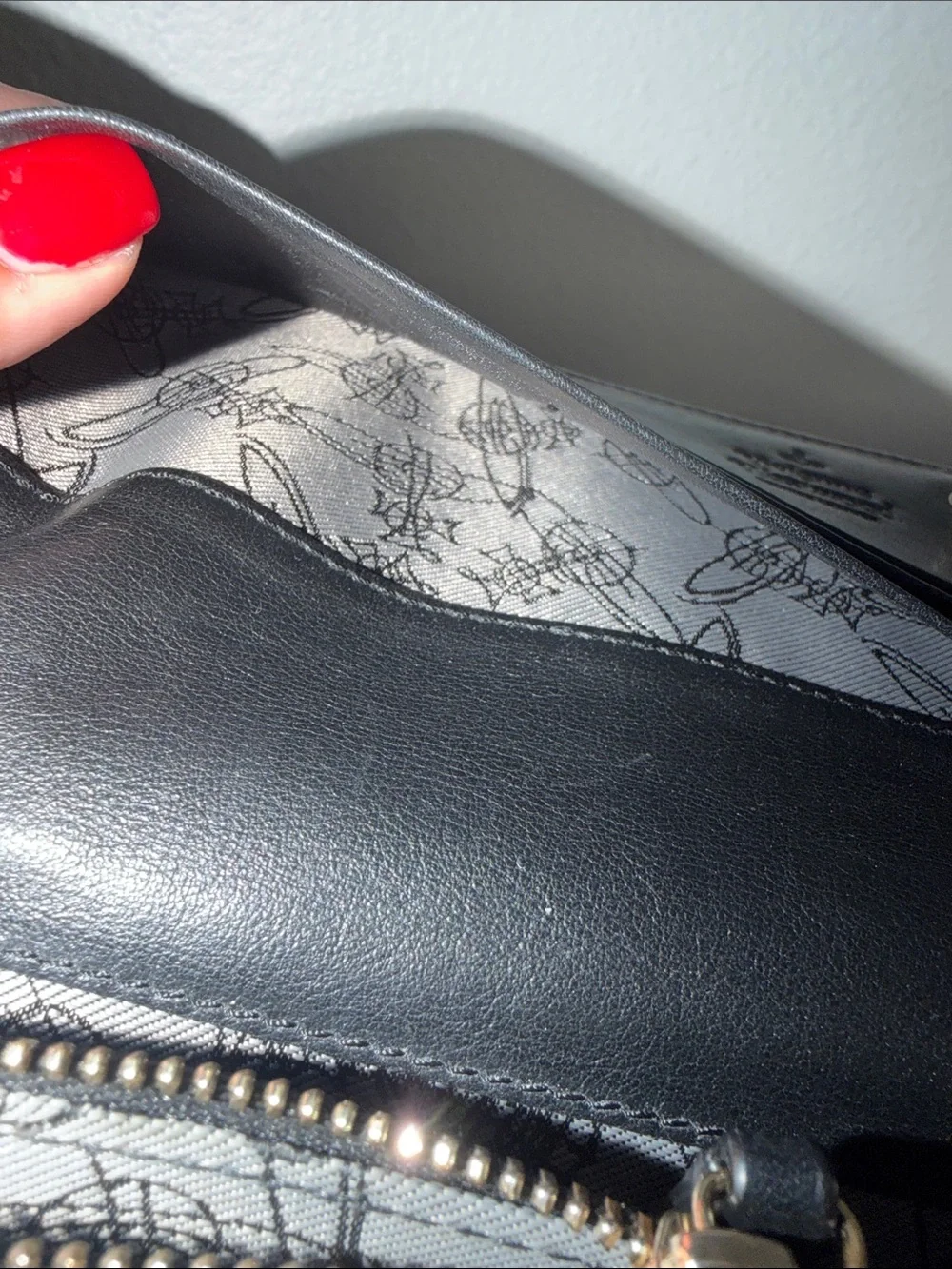 Vivienne Westwood Saffiano Long Wallet
